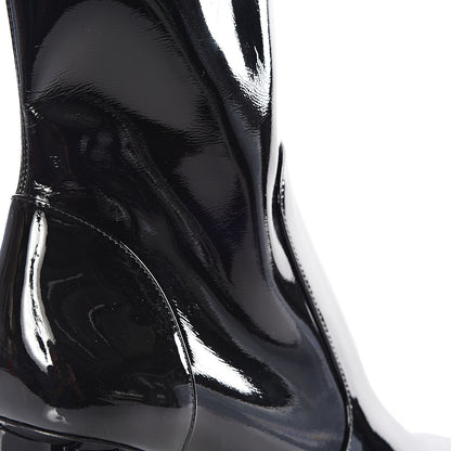 Louis Vuitton Patent Uniformes Silhouette Ankle Boots 39 Black 14 of 15