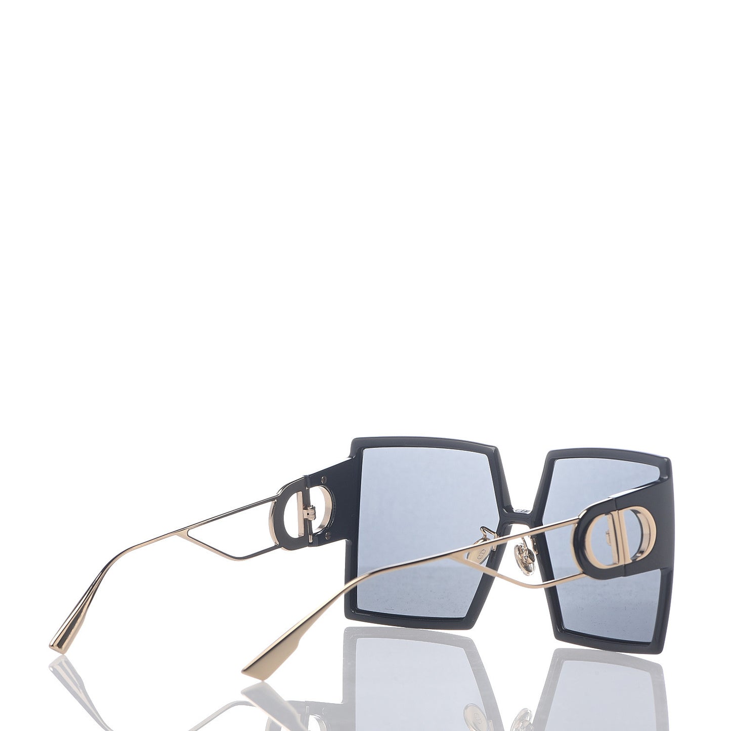 Square 30 Montaigne Sunglasses Black