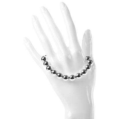 Tiffany Sterling Silver 10mm HardWear Ball Bracelet 2 of 5