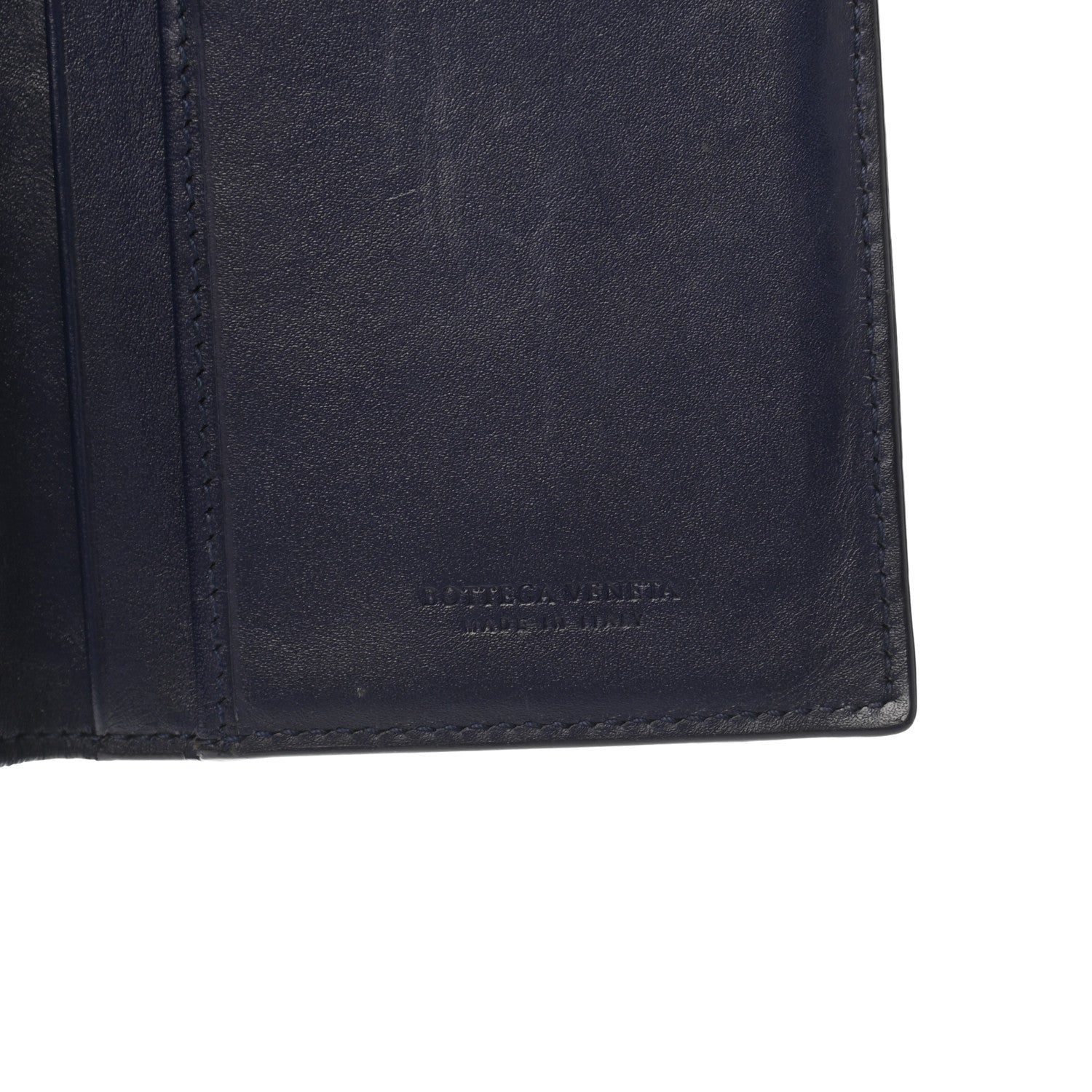 Bottega Veneta Nappa Intrecciato Long Bi-Fold Wallet Atlantic 5 of 7