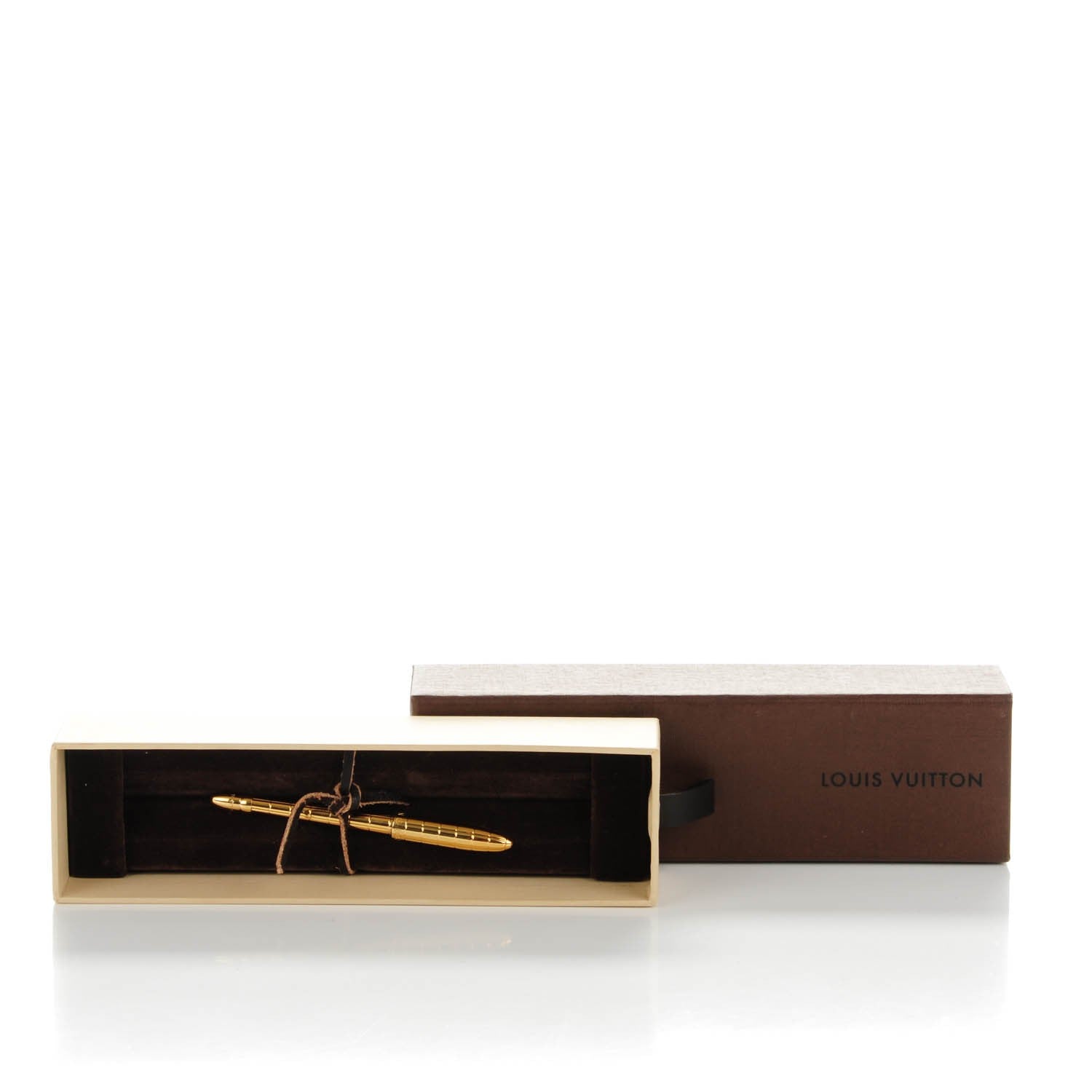 Louis Vuitton Agenda Ballpoint Pen Gold 5 of 5