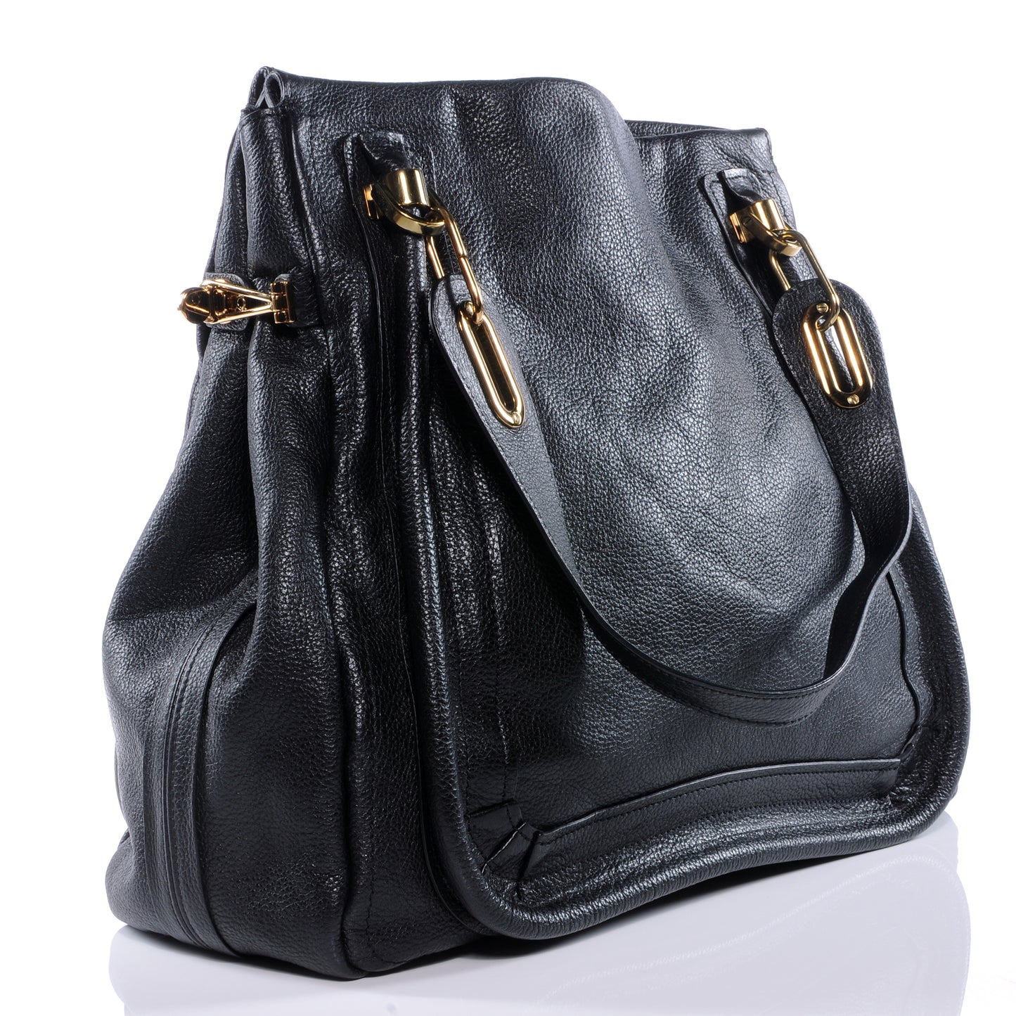 Calfskin Medium Paraty Tote Black