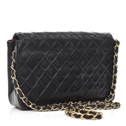 Chanel Lambskin Quilted Small Single Flap Black 3 of 14