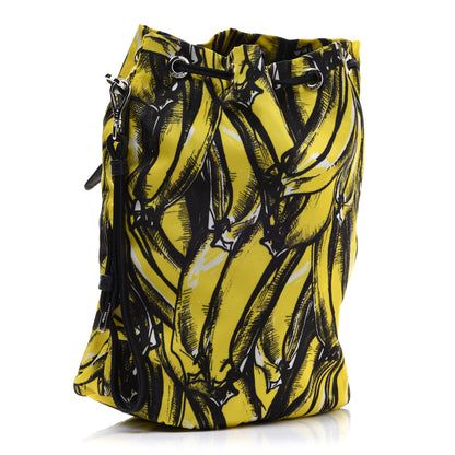 Prada Tessuto Nylon Banane Pouch Giallo 2 of 10