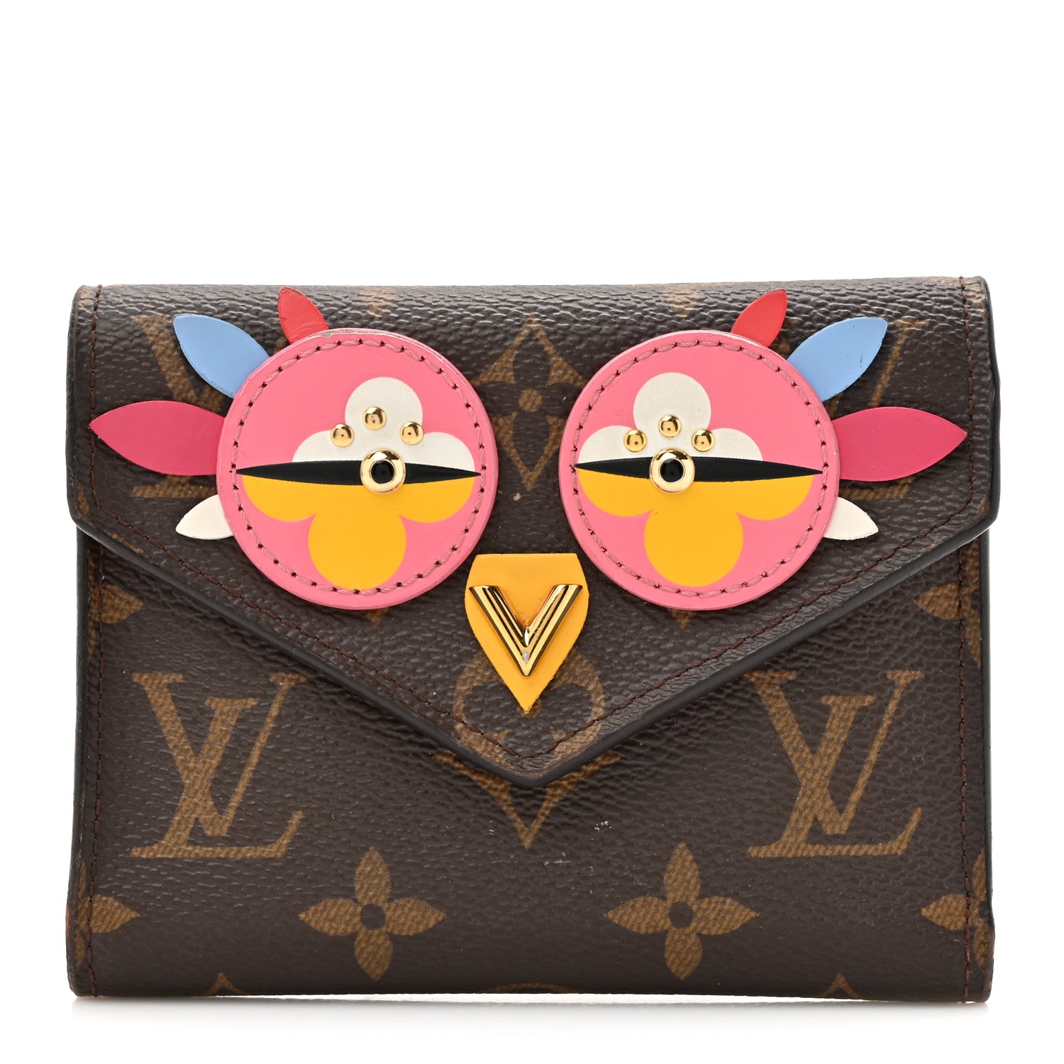 Louis Vuitton Monogram Lovely Birds Victorine Wallet 1 of 12