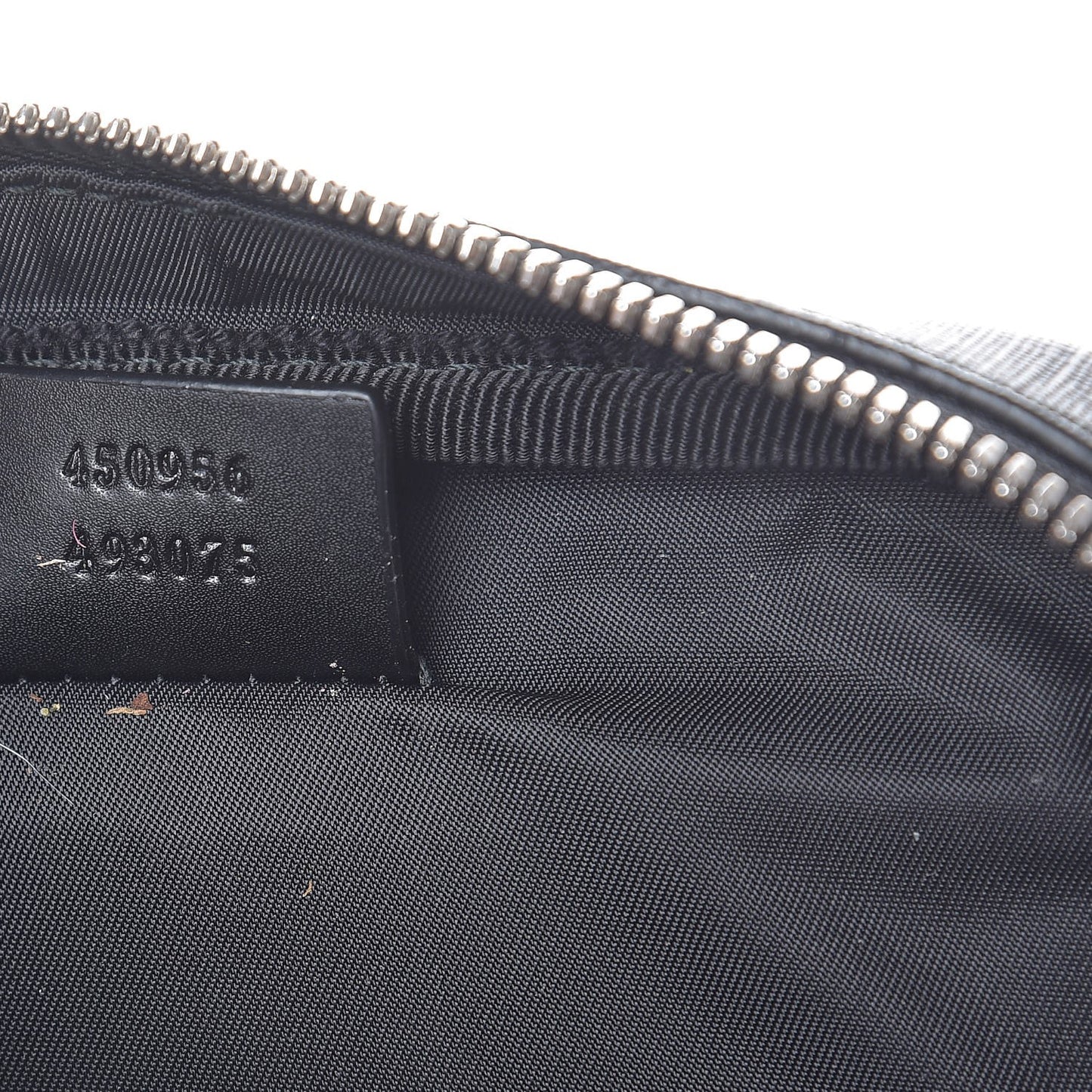 GG Supreme Monogram Web Belt Bag Black