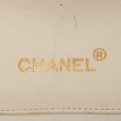 Chanel Lambskin Quilted Small Half Moon Flap Ivory 6 of 13