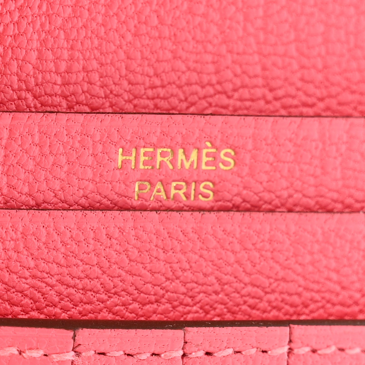 Hermes Chevre Mysore Bearn Compact Wallet Rose Lipstick 5 of 7