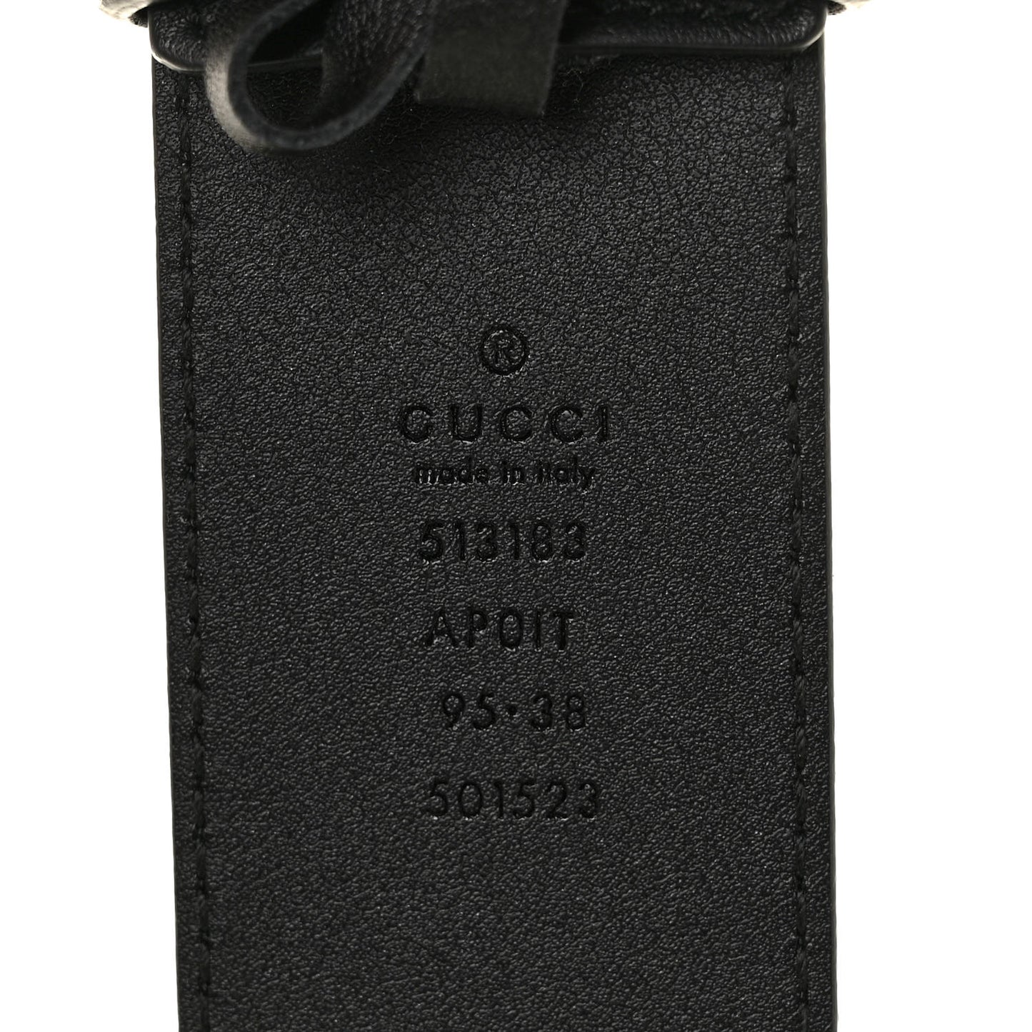 Calfskin Crystal Double G 40mm Belt 95 38 Black Multicolor