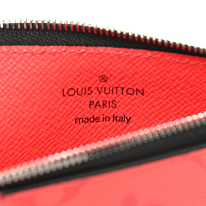 Louis Vuitton Taigarama Coin Card Holder Fire Red 6 of 7