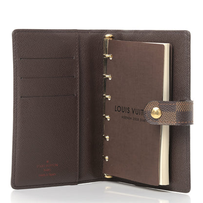Louis Vuitton Damier Ebene Small Ring Agenda Cover 5 of 8