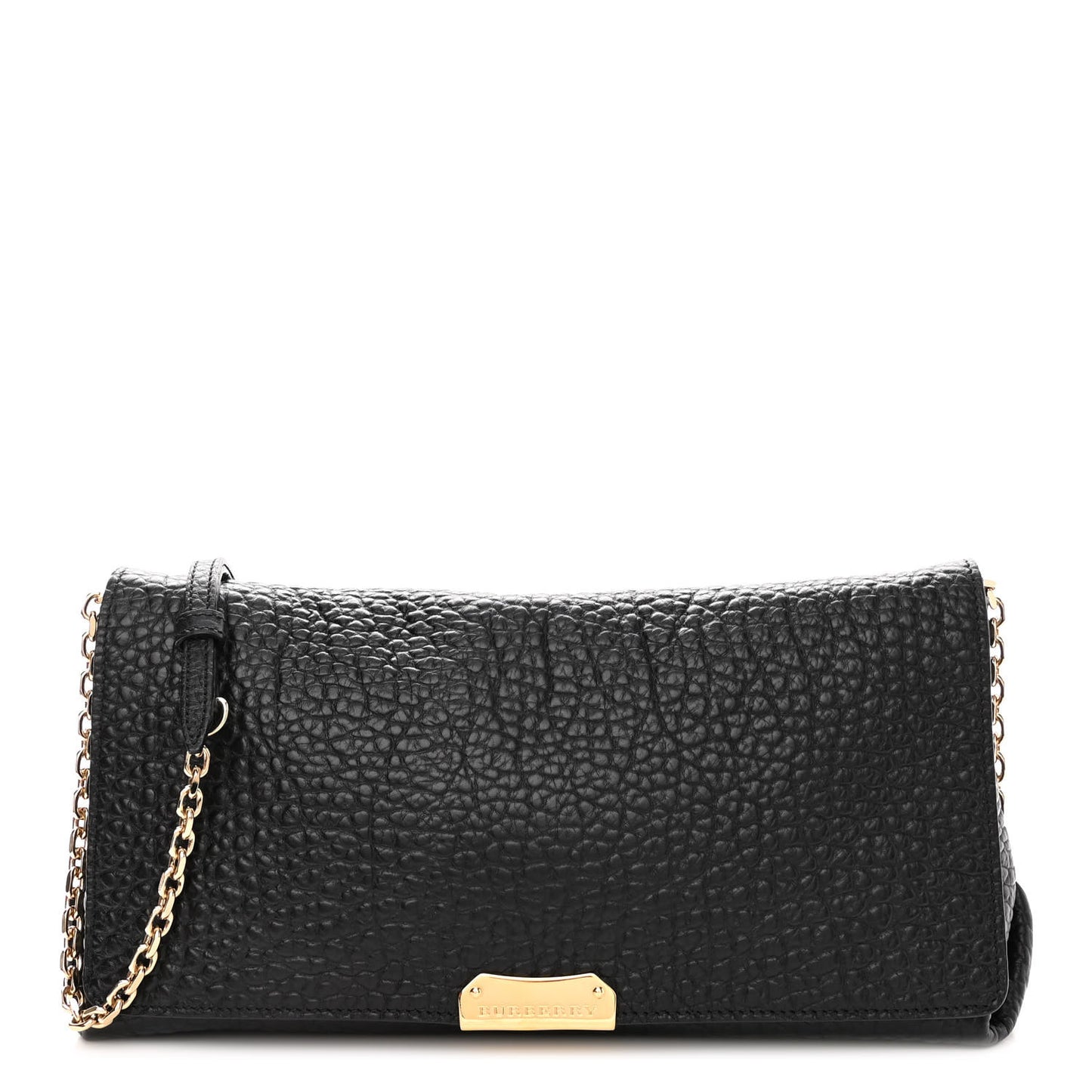 Signature Grain Medium Mildenhall Crossbody Bag Black