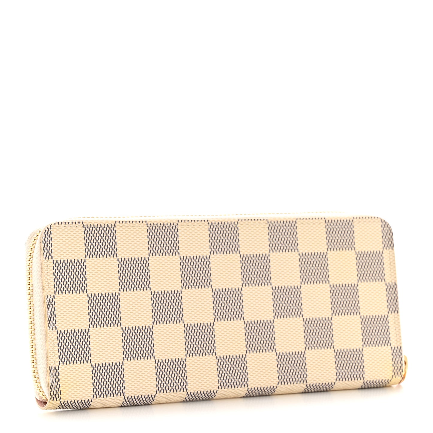 Damier Azur Clemence Wallet Rose Ballerine