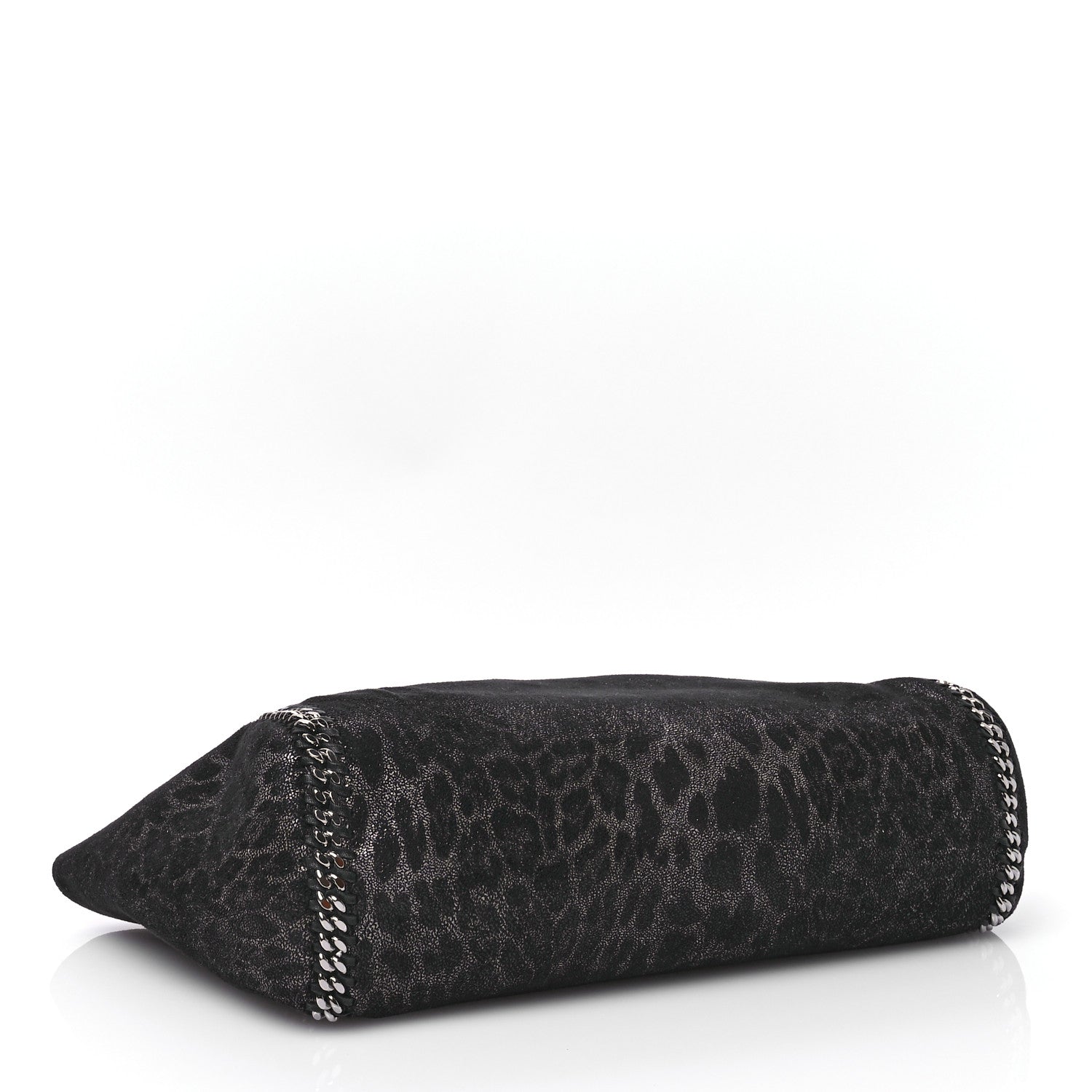 Stella McCartney Leopard Shaggy Deer Falabella Reversible Tote Grey 5 of 15