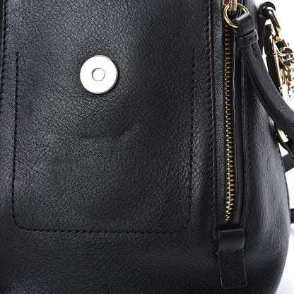 Chloe Suede Calfskin Mini Faye Backpack Black 7 of 10