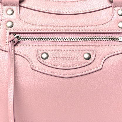 Balenciaga Grained Calfskin Neo Classic Black Hardware S City Powder Powder Pink 8 of 10
