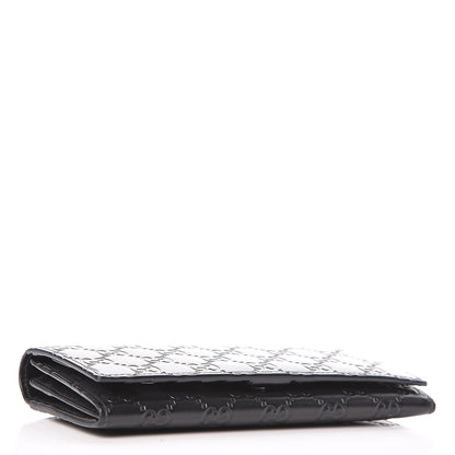 Gucci Guccissima Avel Continental Flap Wallet Black 4 of 9