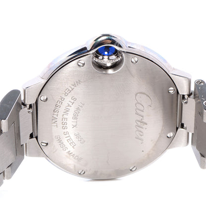 Cartier Stainless Steel 33mm Ballon Bleu De Quartz Watch 5 of 9