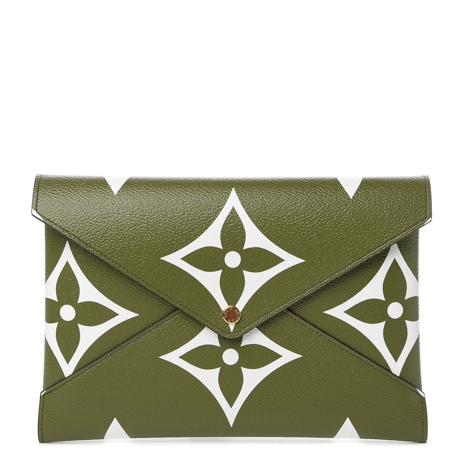 Louis Vuitton Monogram Giant Large Kirigami Pochette Kaki 1 of 6