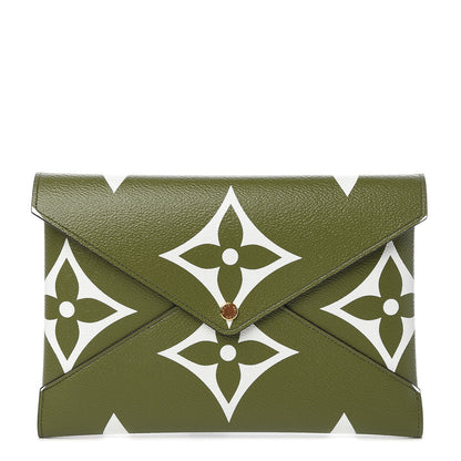 Louis Vuitton Monogram Giant Large Kirigami Pochette Kaki 1 of 6