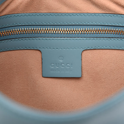 Gucci Boarded Dyana Lux Calfskin Small Jackie 1961 Hobo Dusty Azure 8 of 10