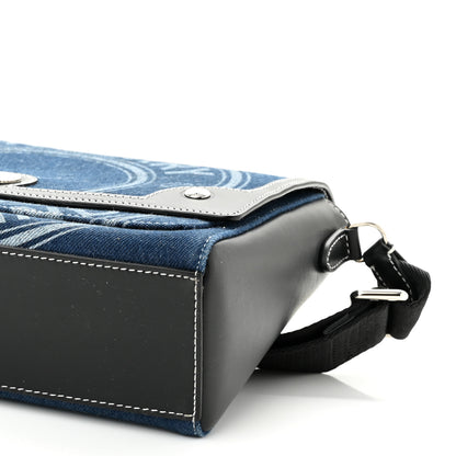 Burberry Denim Medium Print Note Crossbody Bag Blue 10 of 10