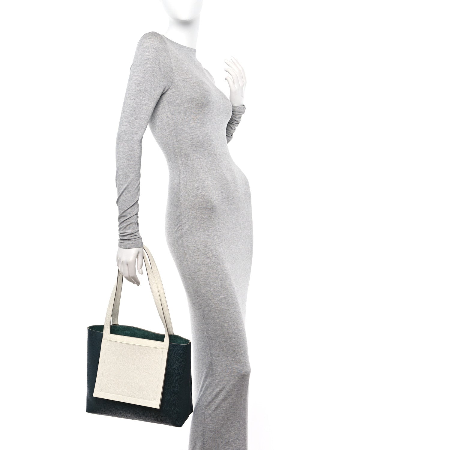 Hermes Taurillon Clemence Cabasellier 31 Vert Cypress Mushroom 2 of 11