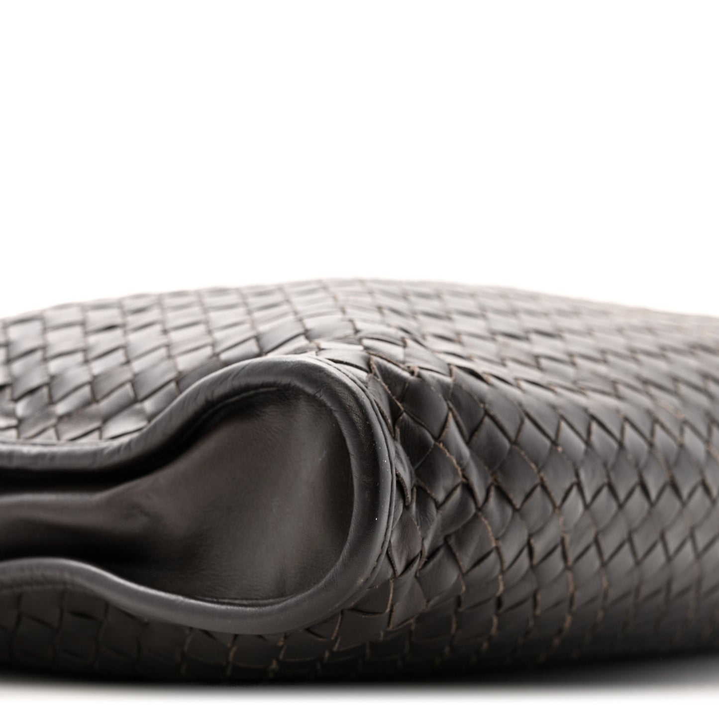 Calfskin Leggero Intrecciato Briefcase Ebano