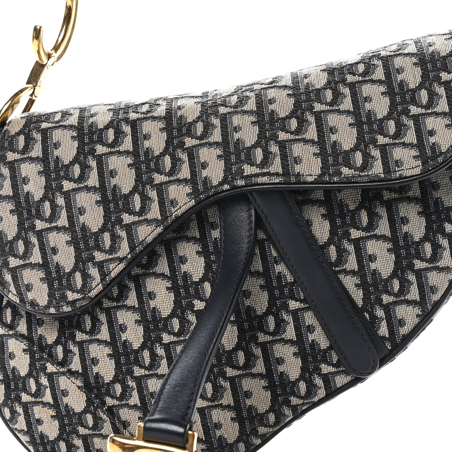 Oblique Saddle Bag Blue