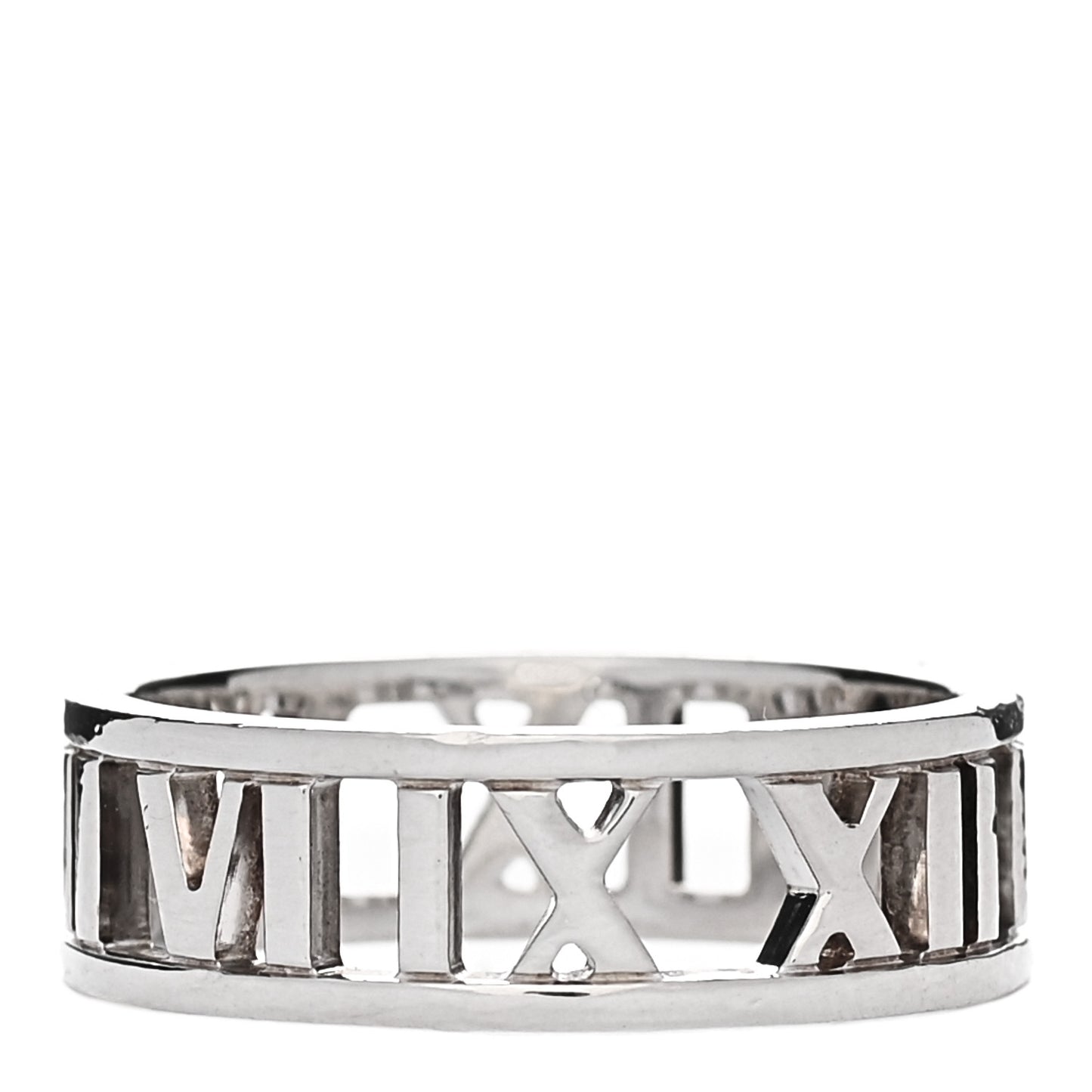 Sterling Silver Wide Atlas Open Ring 58 8.25