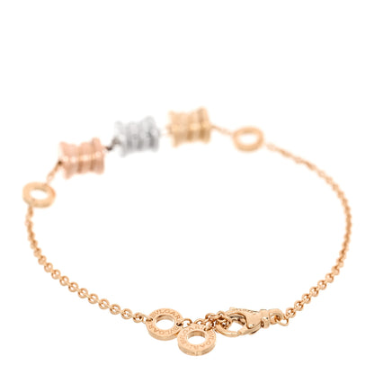 Bulgari 18K Yellow Rose White Gold B.Zero1 Bracelet 2 of 3
