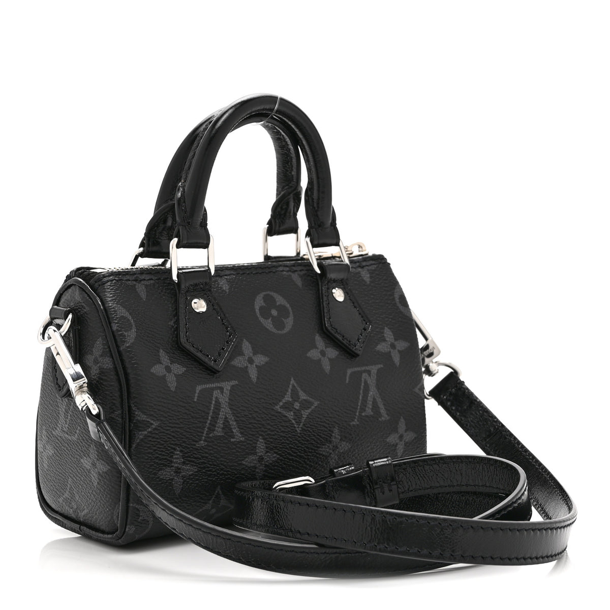 Louis Vuitton Monogram Eclipse Nano Speedy Bandouliere 3 of 9