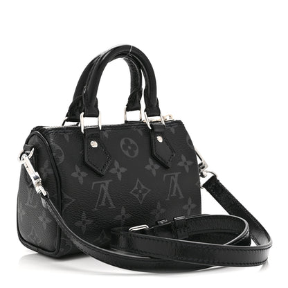 Louis Vuitton Monogram Eclipse Nano Speedy Bandouliere 3 of 9
