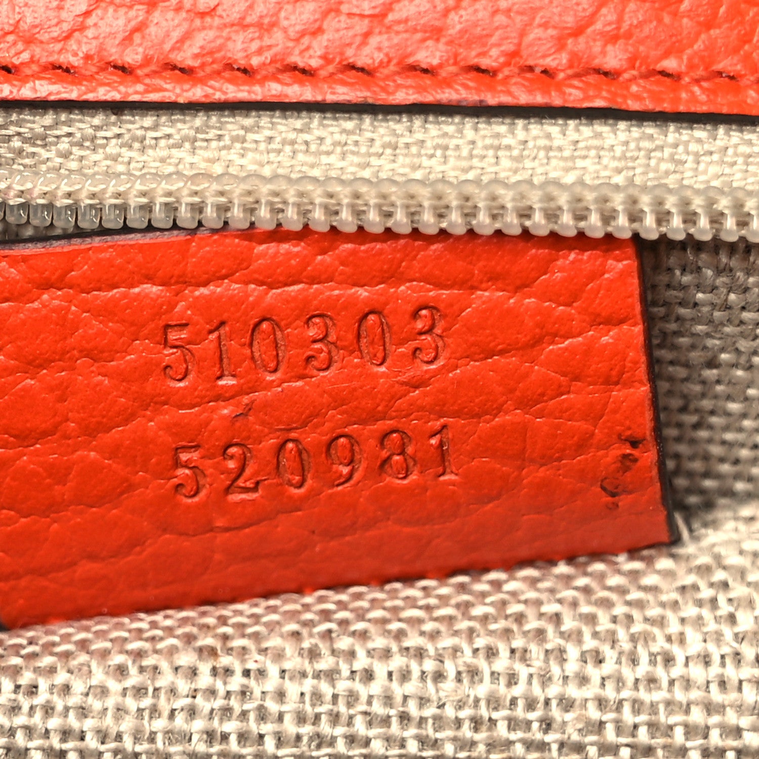 Gucci Dollar Calfskin Interlocking G Shoulder Bag Sun Orange 7 of 10