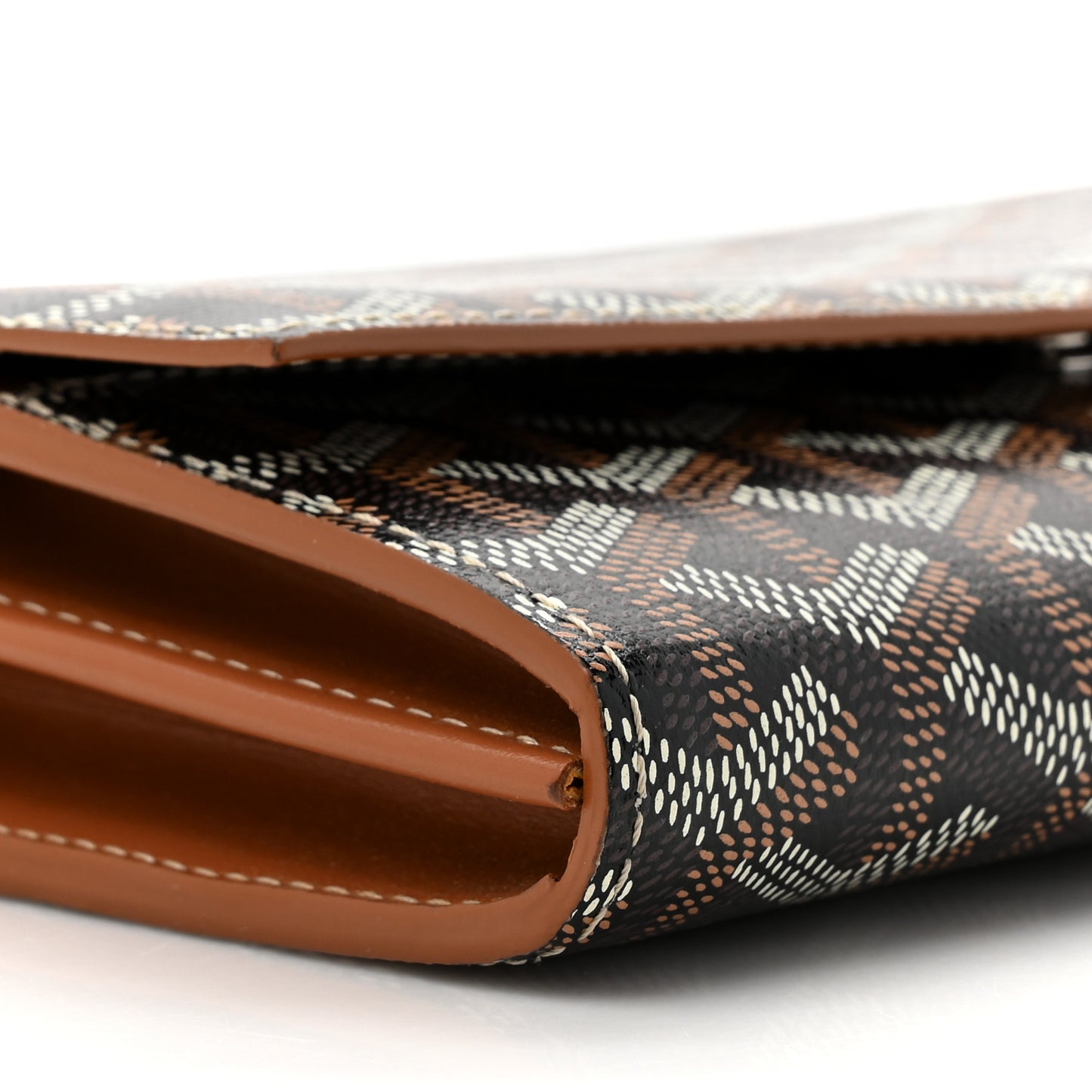 Goyardine Varenne Continental Wallet Black Gold
