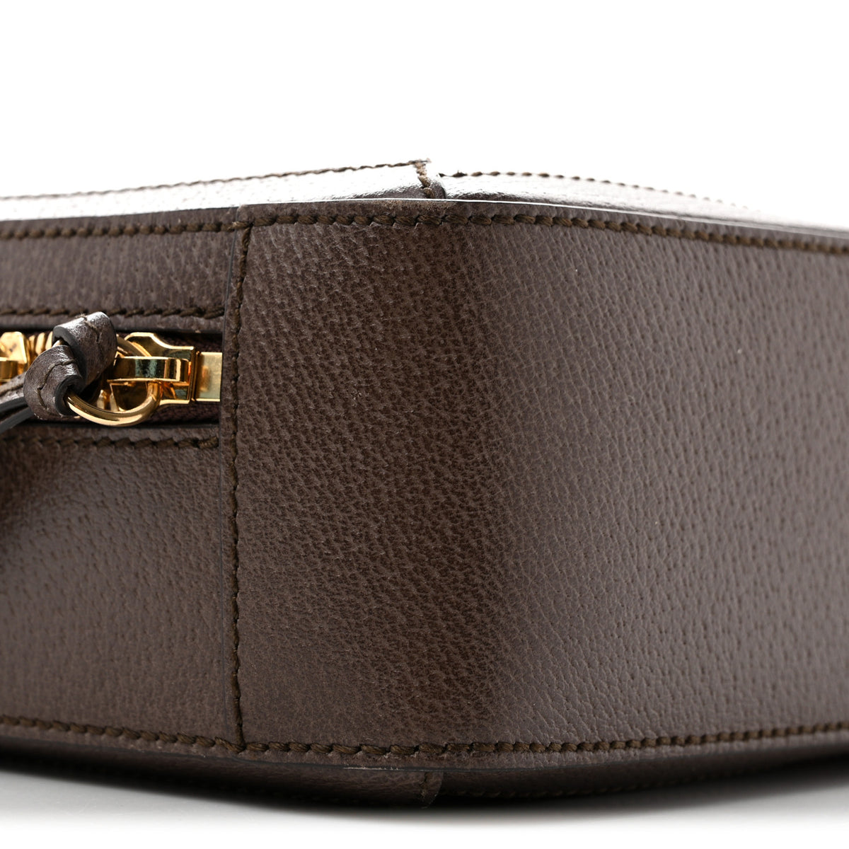 GG Supreme Monogram Web Small Ophidia Top Handle Shoulder Bag Brown