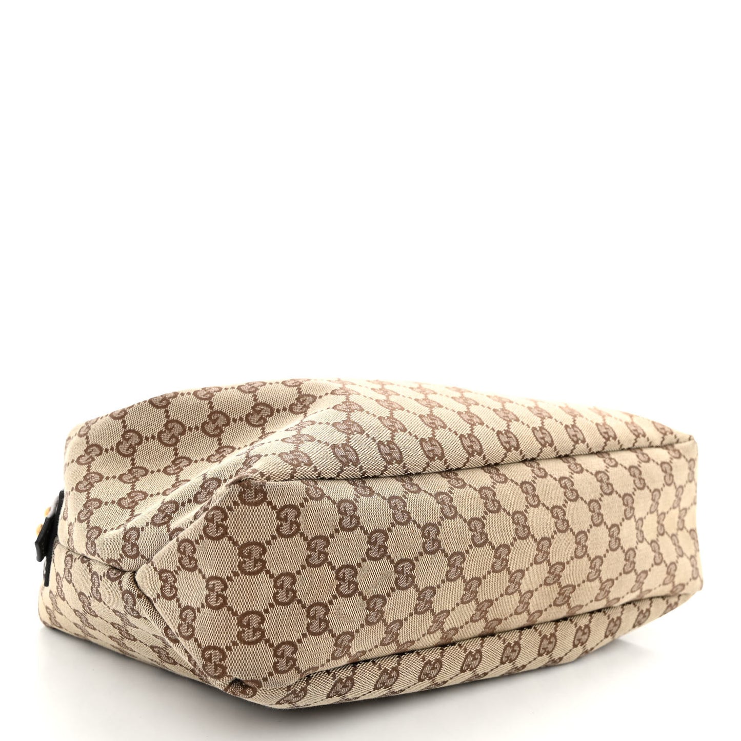 Monogram Medium Horsebit Chain Hobo Dark Brown
