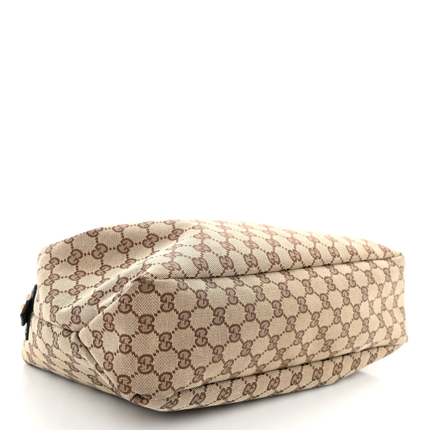 Gucci Monogram Medium Horsebit Chain Hobo Dark Brown 4 of 9