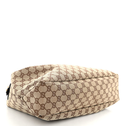 Gucci Monogram Medium Horsebit Chain Hobo Dark Brown 4 of 9