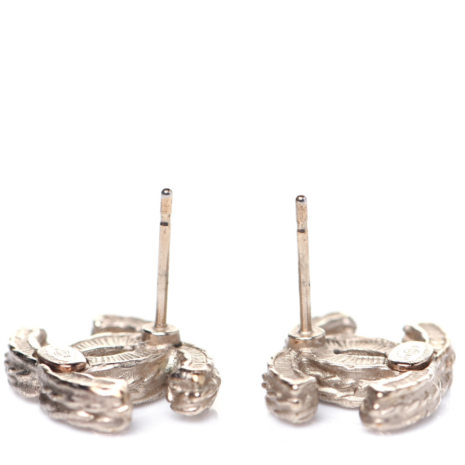 Chanel Pearl CC Earrings Gold 4 of 6