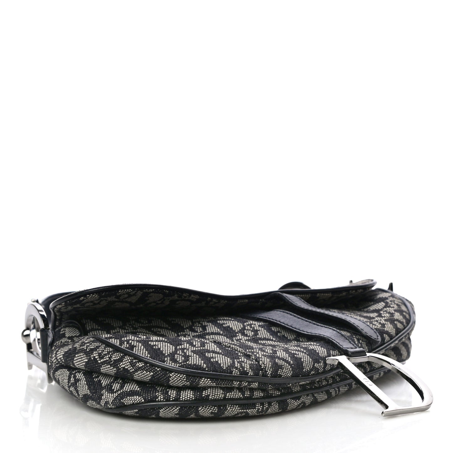 Monogram Saddle Bag Black