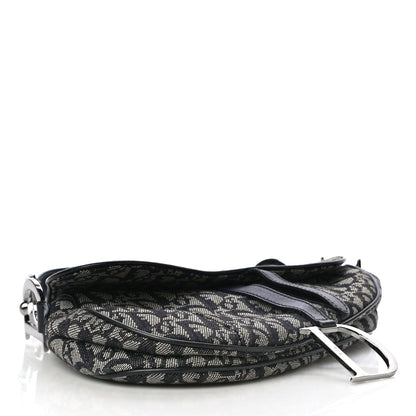 Christian Dior Monogram Saddle Bag Black 3 of 14