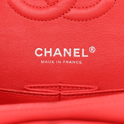 Chanel Patent Quilted Medium Double Flap Dark Pink 6 of 12
