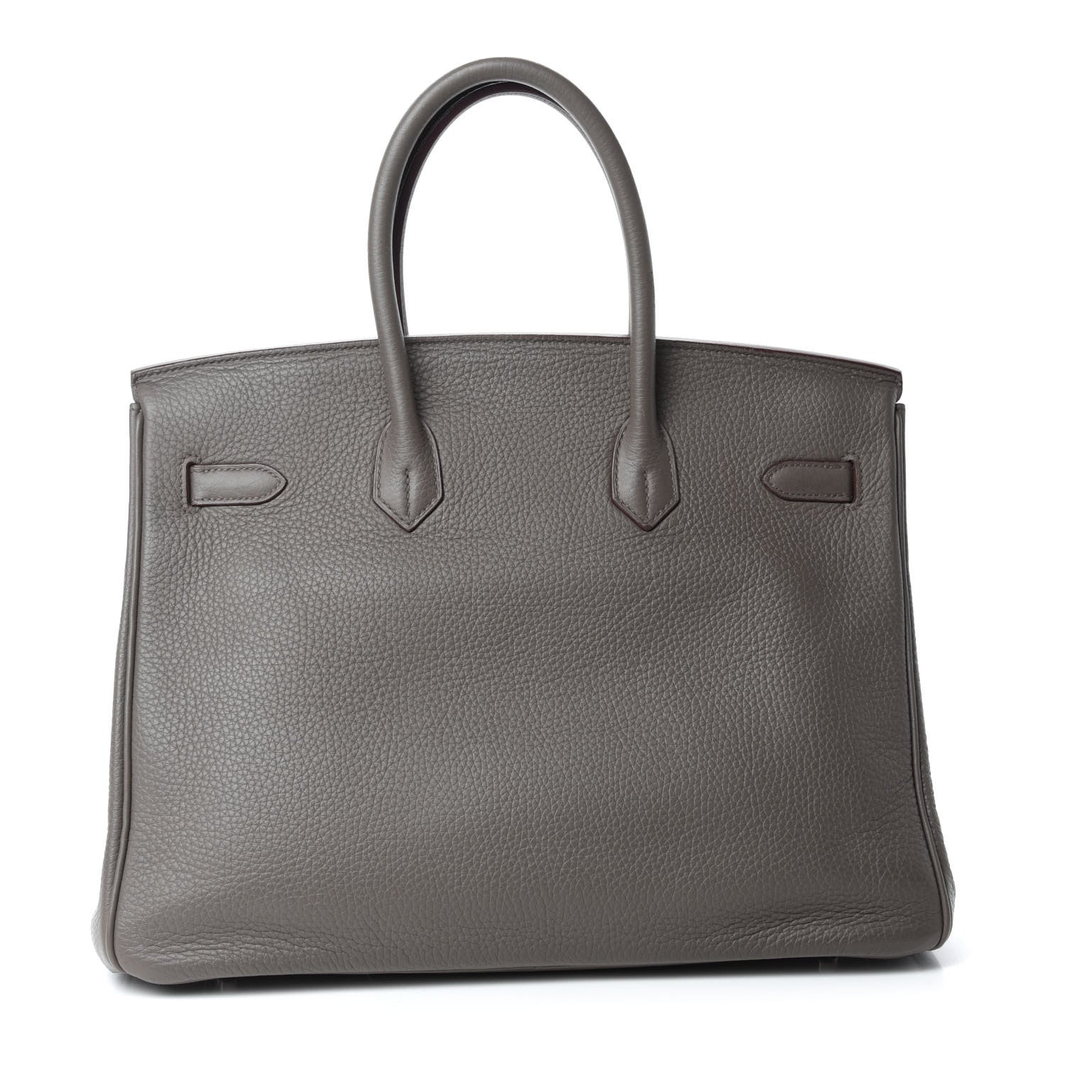 Hermes Taurillon Clemence Birkin 35 Etain 4 of 34