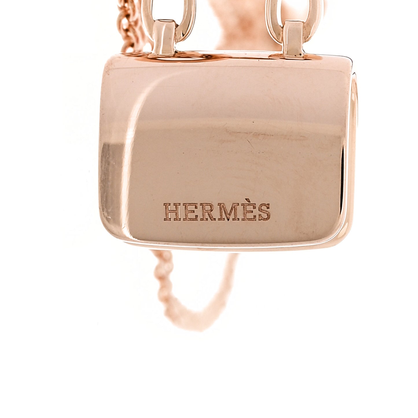 18K Rose Gold Pink Sapphire Constance Amulettes Pendant Necklace