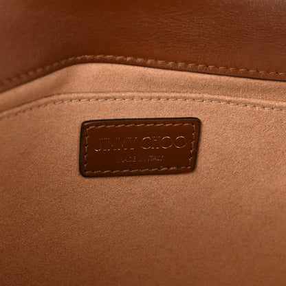 Jimmy Choo Calfskin Varenne Shoulder Bag Small Dark Tan 6 of 11