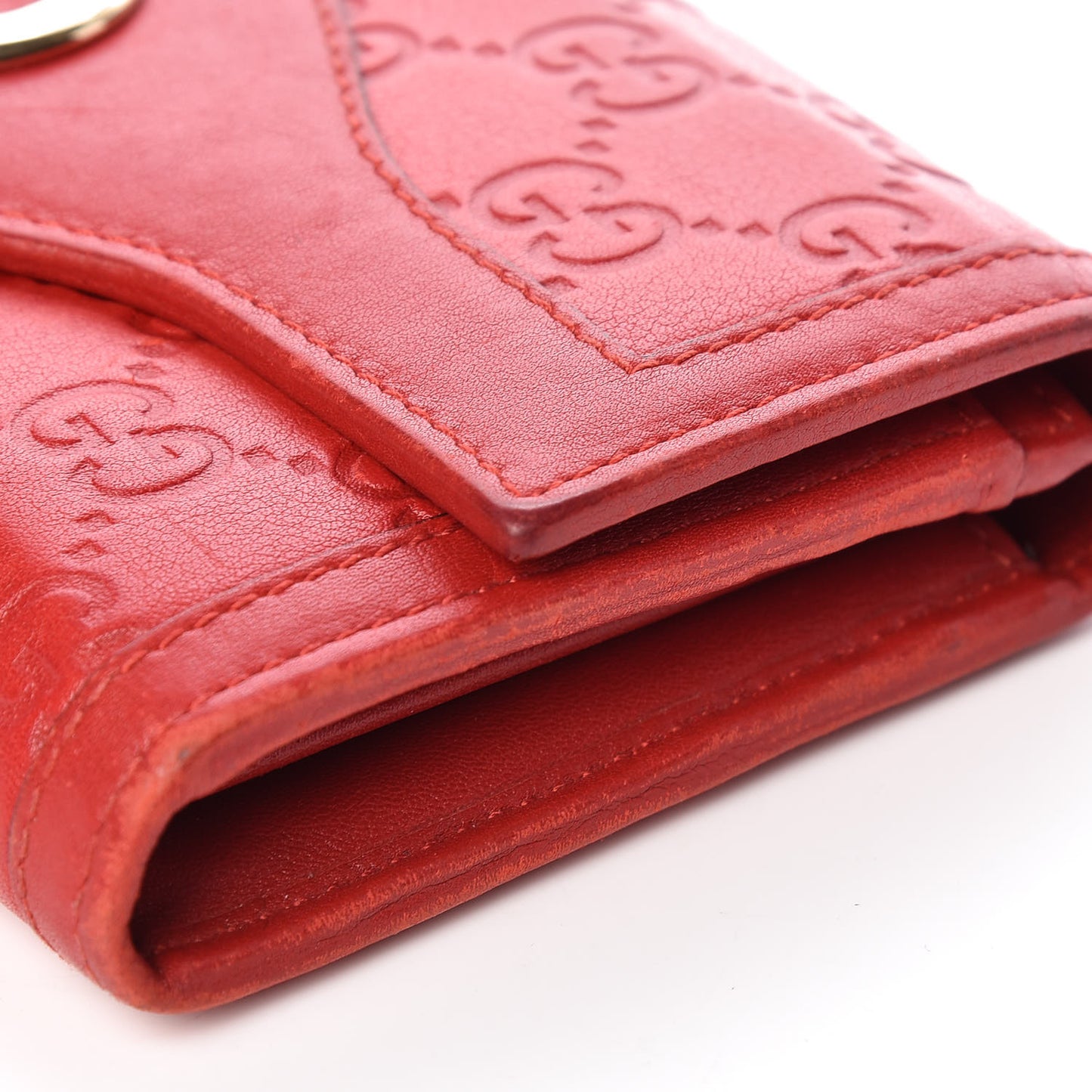 Guccissima Sukey Continental Wallet Tabasco