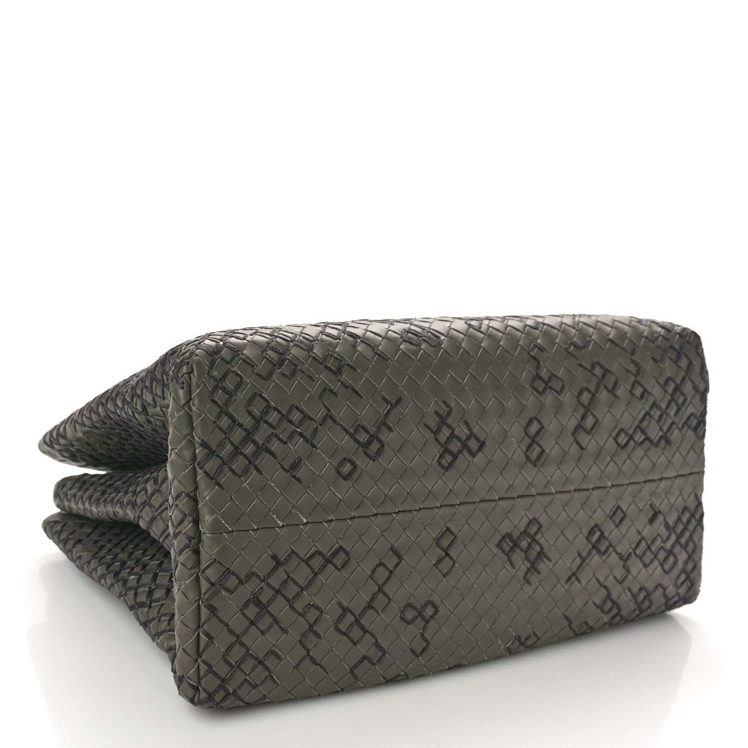 Bottega Veneta Nappa Intrecciato Stitched Medium Roma Tote Grey 4 of 13
