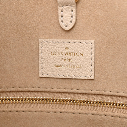 Louis Vuitton Empreinte Monogram Spring In The City Onthego MM Kaki Beige Cream 6 of 9