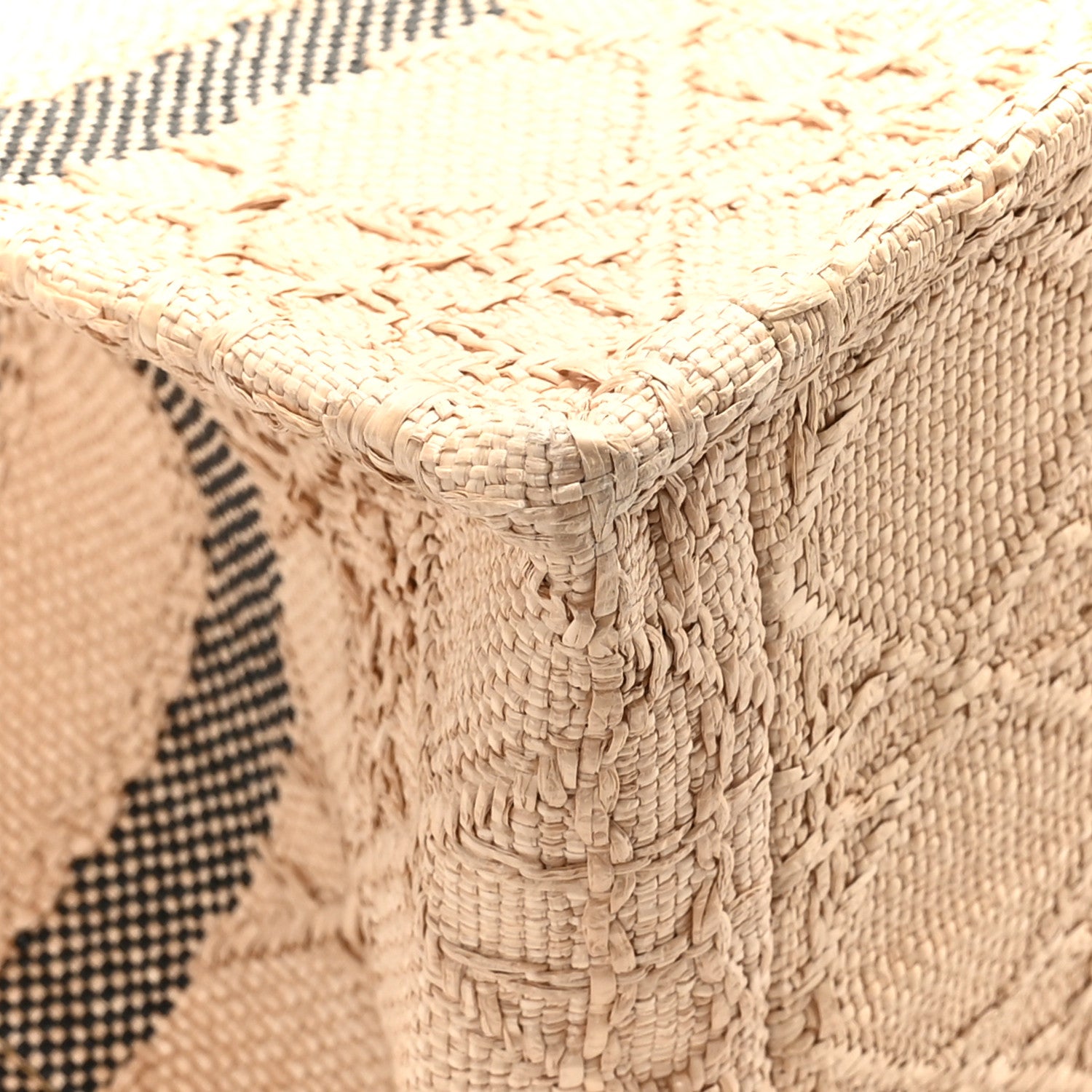 Christian Dior Raffia Cannage Medium Book Tote Natural 8 of 11